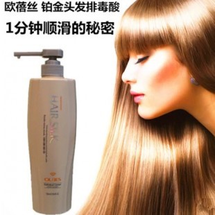 解鎖秀發純凈之美 歐蓓絲鉑金排毒酸護發素，深徹凈化，鎖色強韌